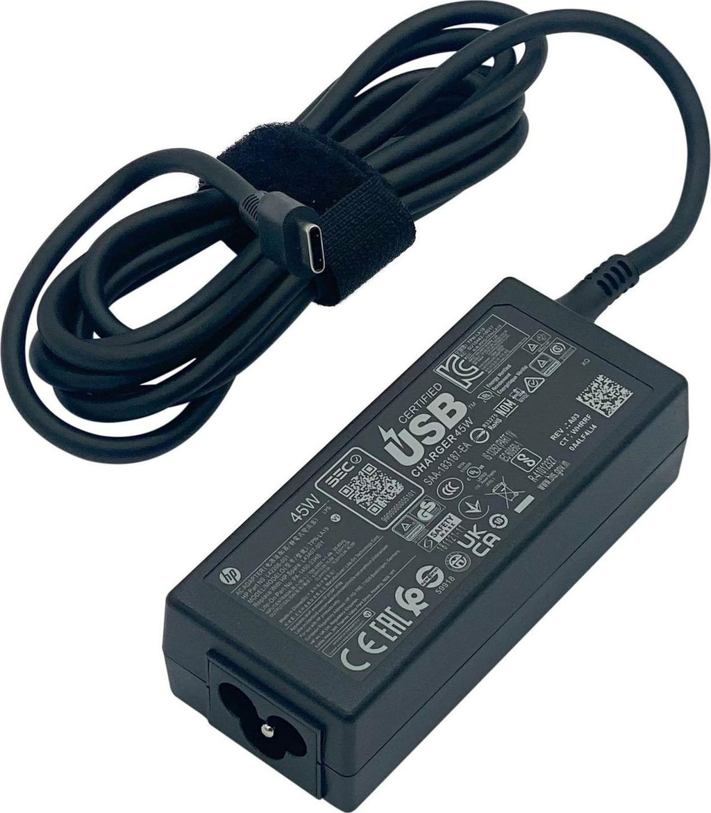 Adaptor karikues për laptop HP L43407-001, 45W, i zi