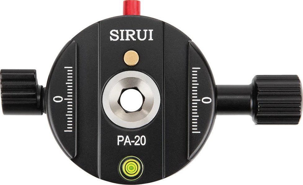 Kokë panoramike Sirui PA-20, kapacitet 10 kg, 146 g, e zezë