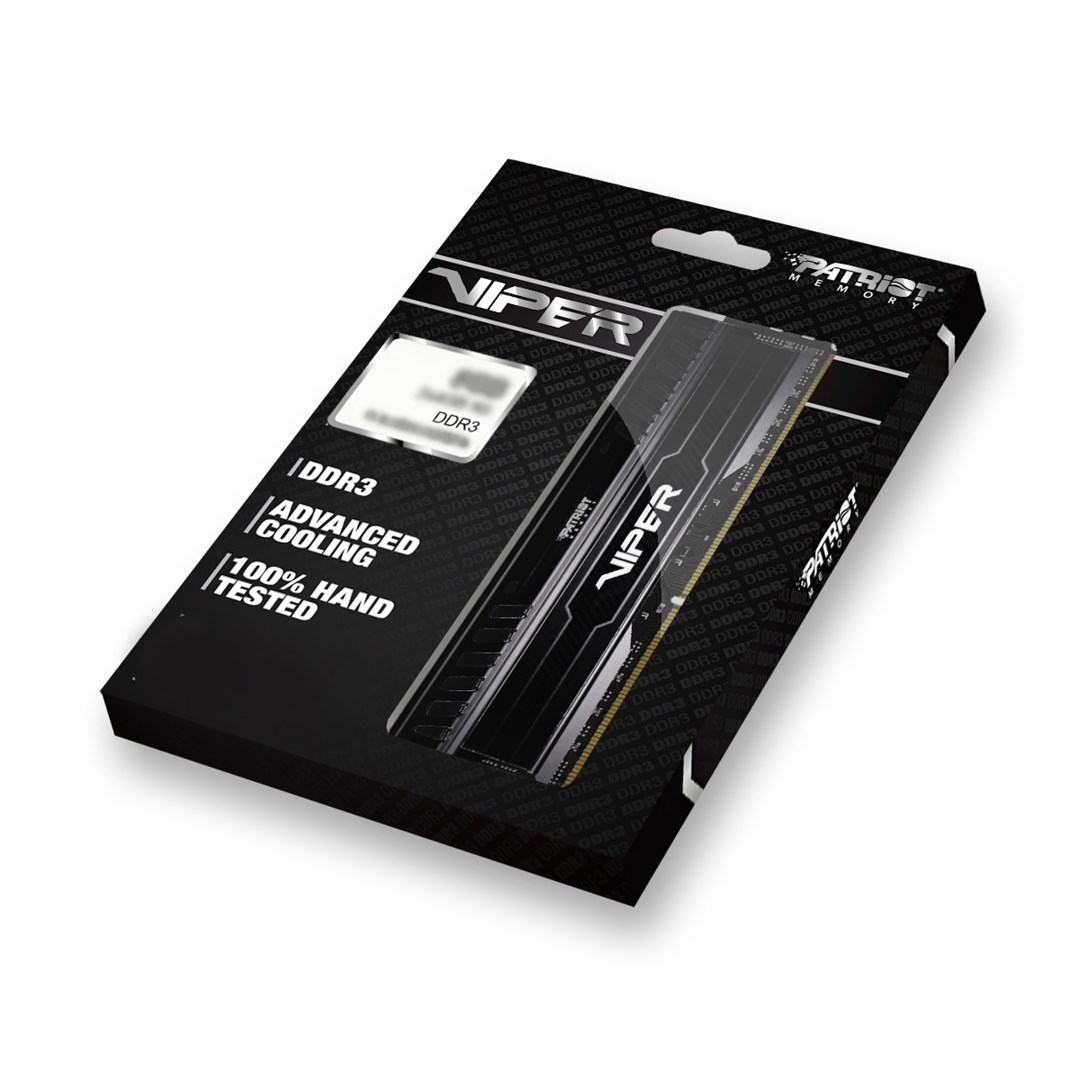Memorie RAM Patriot Viper 3 Black Mamba, 8GB, DDR3, 1600 MHz, e zezë