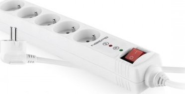 Prizë zgjatuese GoGEN SP16A51, 5 dalje, 1.5 m, e bardhë