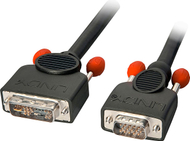 Lindy DVI-A до VGA Кабел, 1 m, Црн