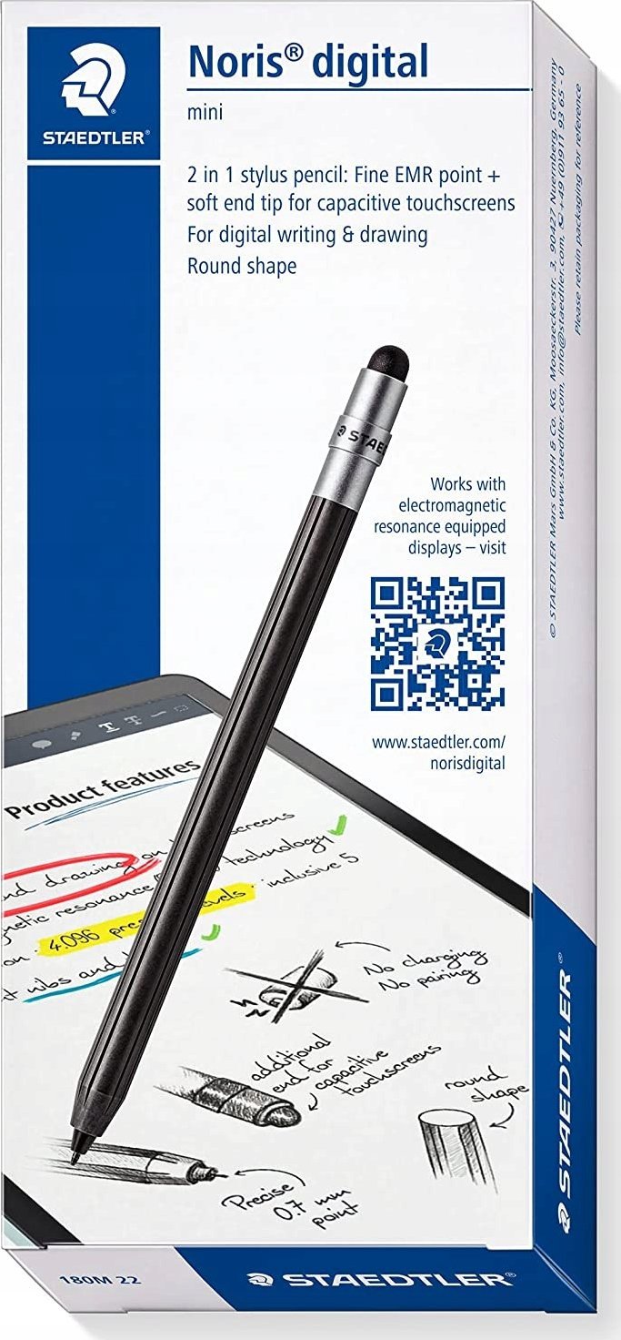 Stylus dixhital Staedtler Noris Digital Mini, për smartphone dhe tablet, i zi