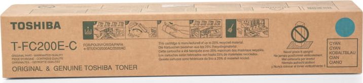Toner printeri Toshiba T-FC200E, cyan, origjinal