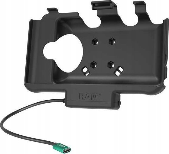 Активен држач за таблет RAM Mounts RAM HOL SAM60CPU, за Samsung Tab Active5 Tab Active3 Tab Active2, со полнење GDS pogo, црна