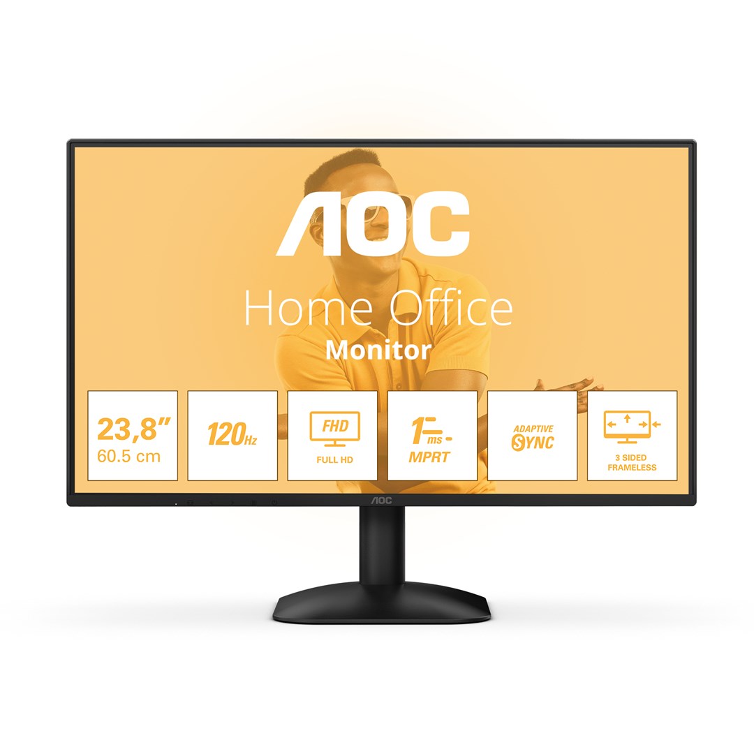 Monitor AOC 24B31H LE, 23.8", FHD, 120 Hz, i zi