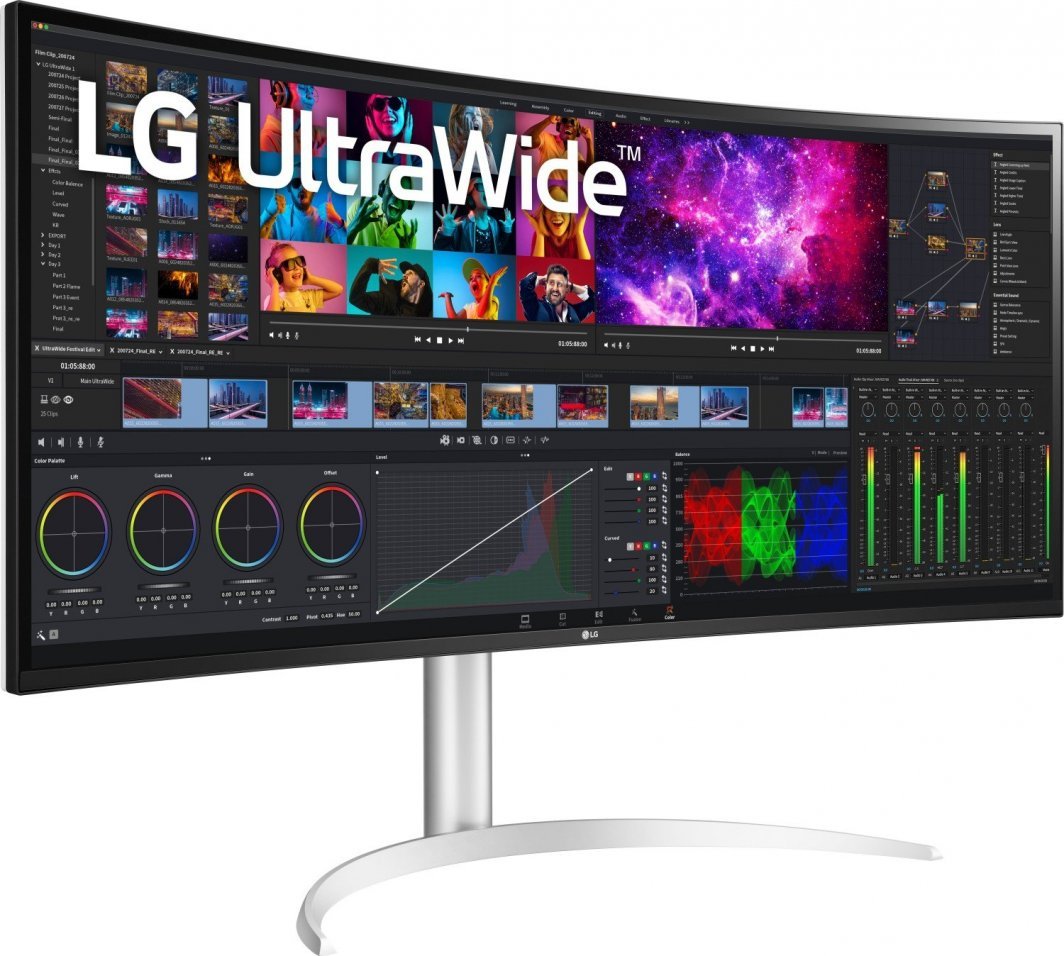 Monitor LG 40WP95XP-W, 39.7'', UltraWide 5K, i bardhë