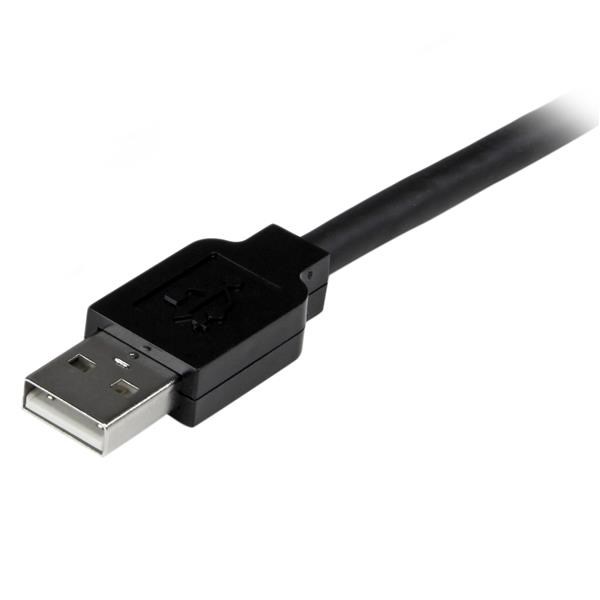 Kabllo zgjatuese USB 2.0 StarTech.com, 10m, USB A, 480 Mbit/s, e zezë