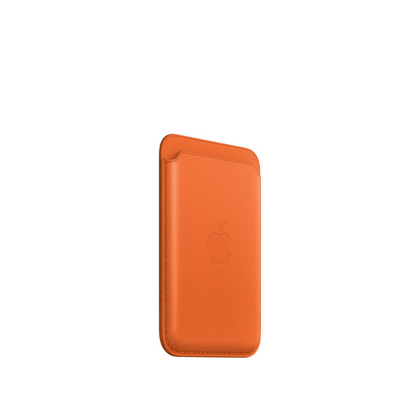 Apple iPhone Leather Wallet me MagSafe, Orange