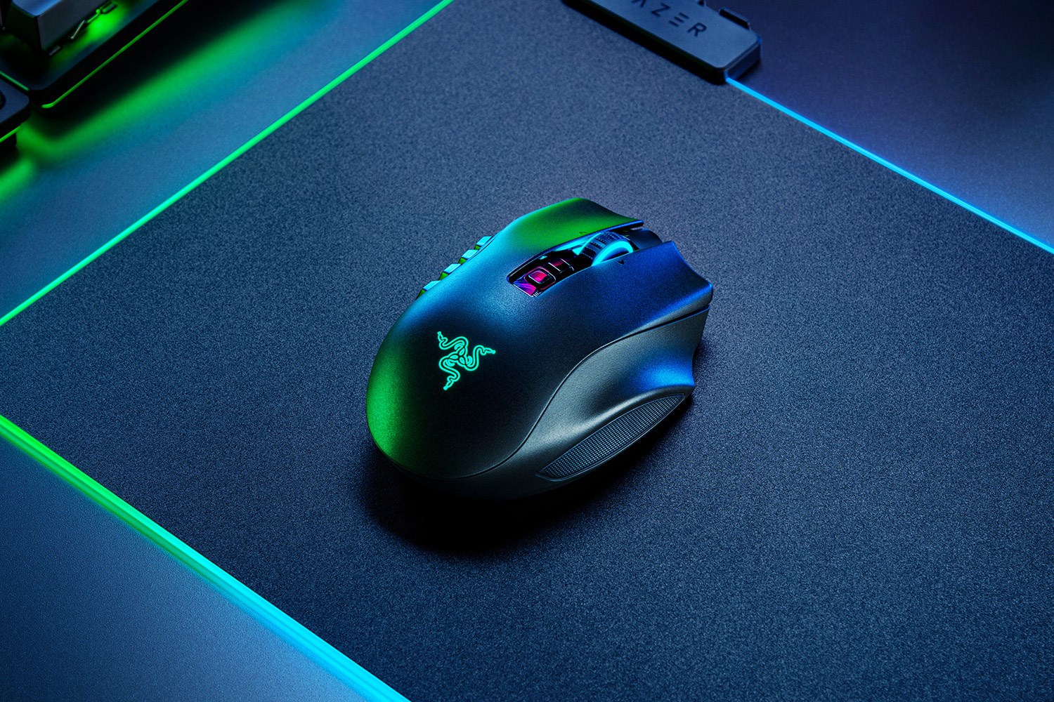 Maus Razer Naga Pro, Gaming, RF Wireless, i zi
