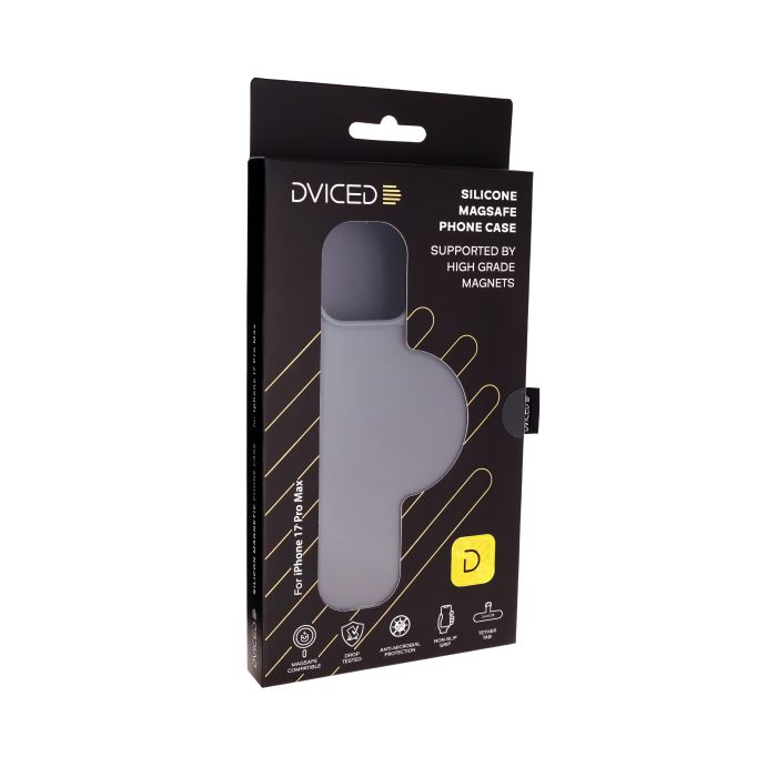 Dviced Silicone MagSafe iPhone 17 Pro Max Case, Grey
