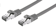 Kabllo rrjeti C TECH CB PP7 15, Cat7 S FTP, 15m, gri