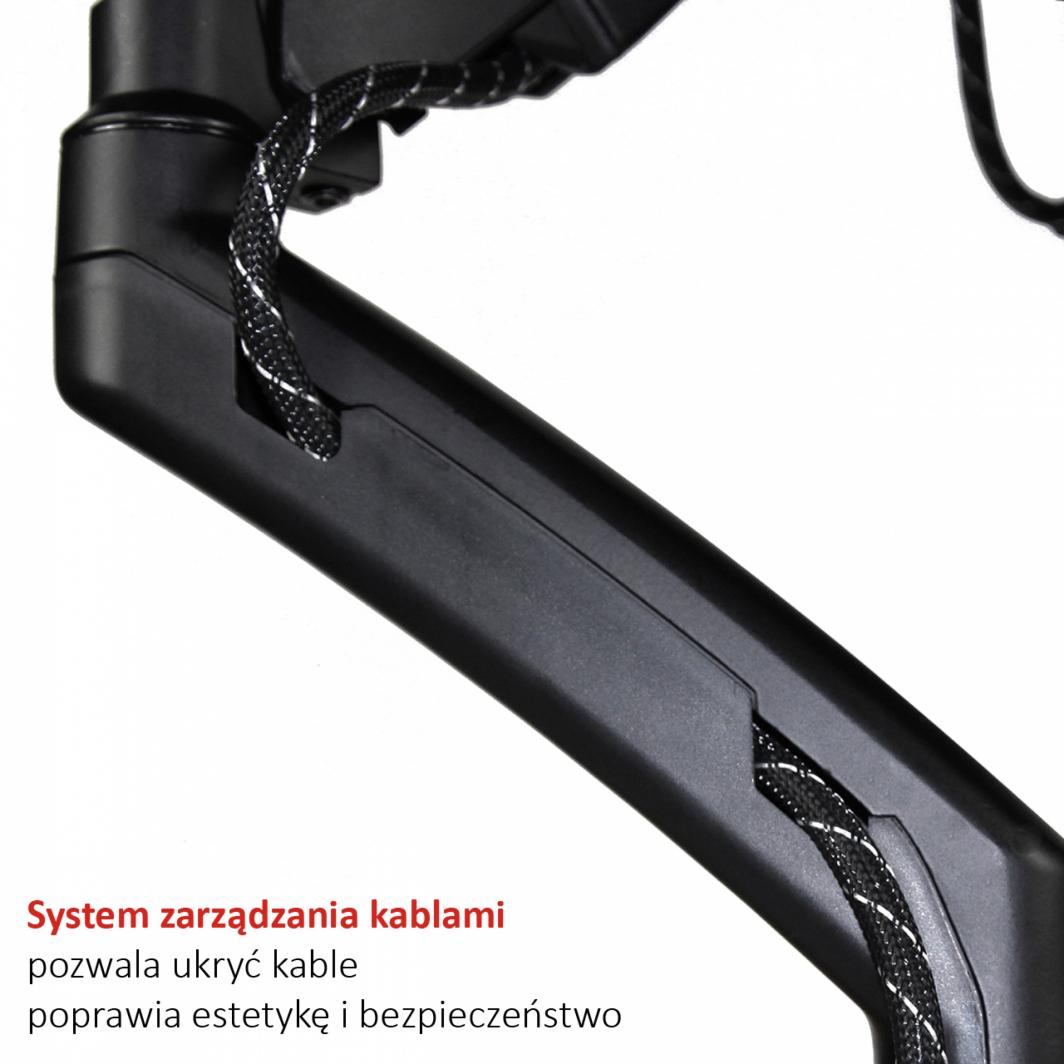 Mbajtës për monitor Art L-13GD (RAMART L-13GD), i zi