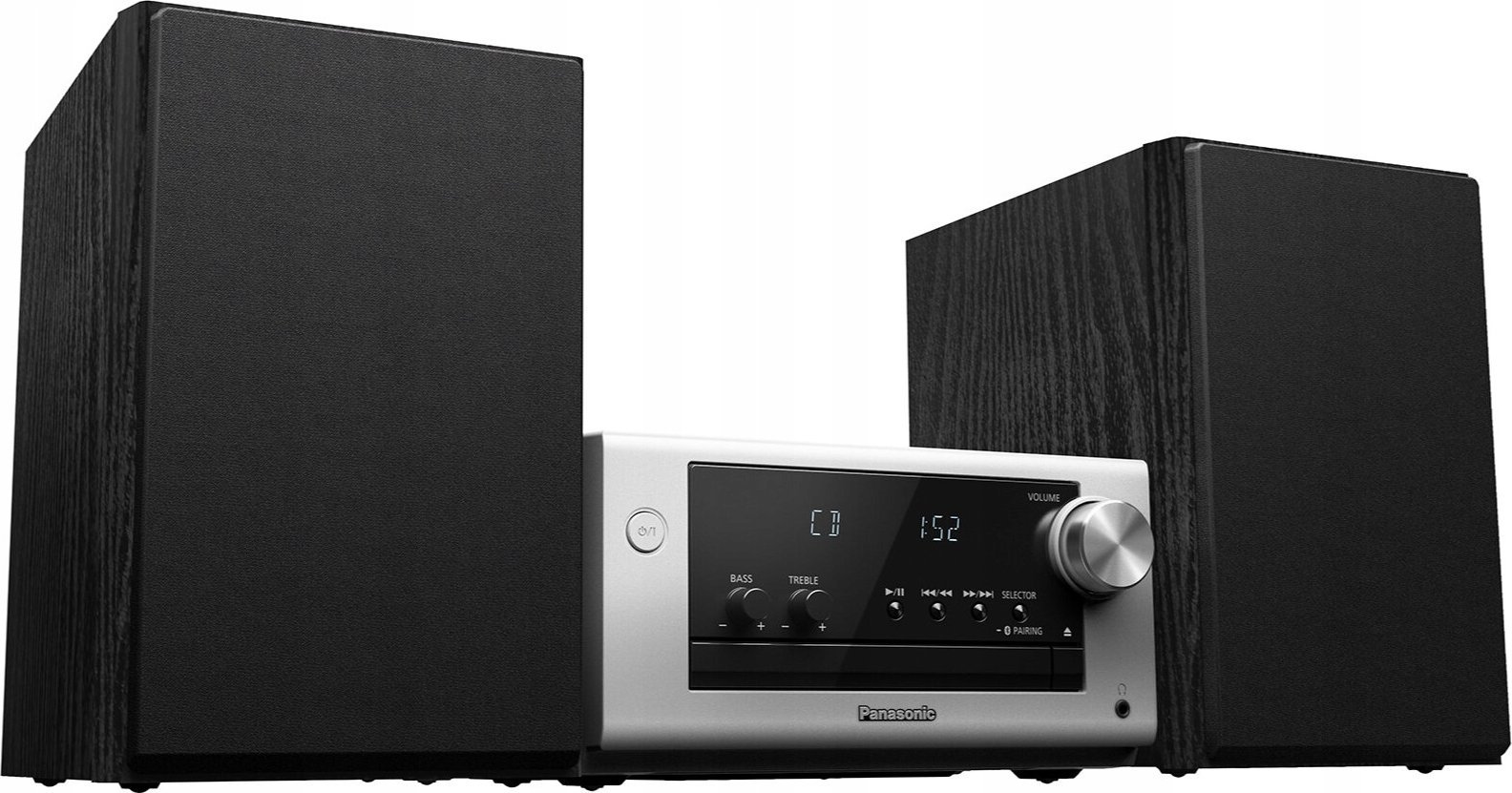 Музички систем Panasonic SC-PM704EG-S, HiFi Micro, DAB+, Bluetooth, сребрен