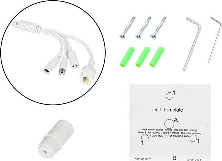 Kamerë IP Blow 5MP, rezolucion i lartë, e zezë