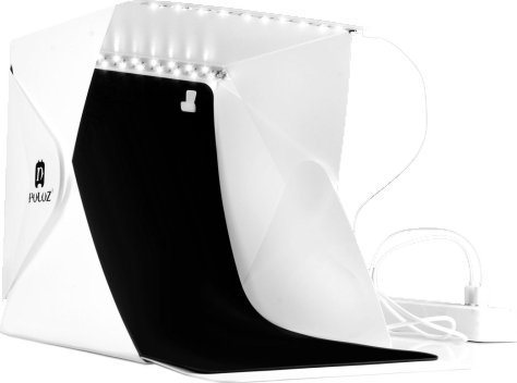 Фотографско студио Puluz Shadowless SB4043, 22x23x24cm, со 2 LED светилки, со 2 позадини