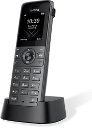 Безжичен IP телефон Yealink W73H, DECT, TFT екран, црн