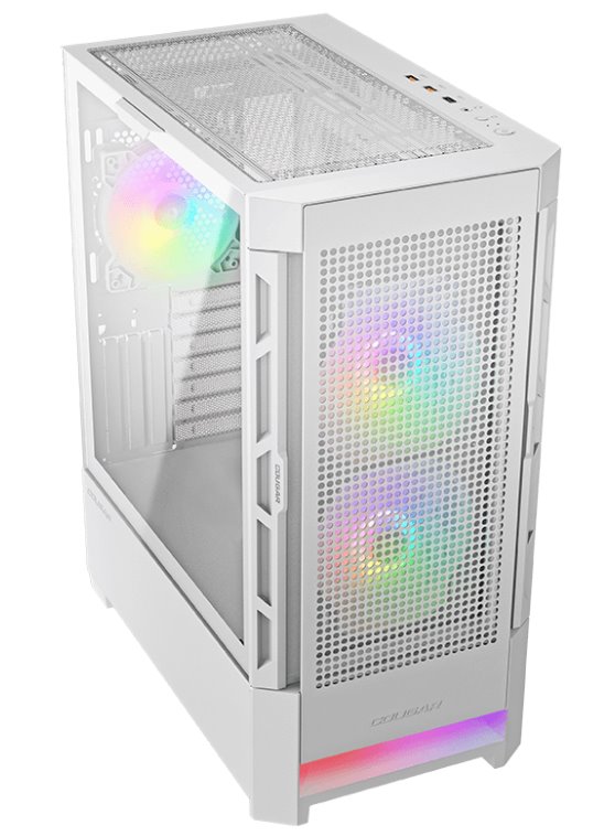 Kasë COUGAR PC AIRFACE RGB, Mid Tower, e bardhë