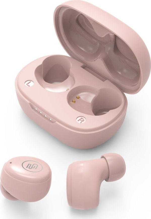 Kufje wireless in ear GoGEN TWS BUDDIES Evo 2, Bluetooth, 7 orë bateri, rozë pudër