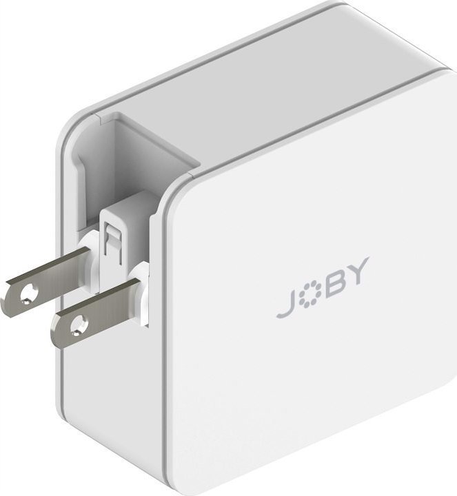 Полнач за ѕид JOBY 42W Dual Output, USB C PD 30W, USB A 12W, бел