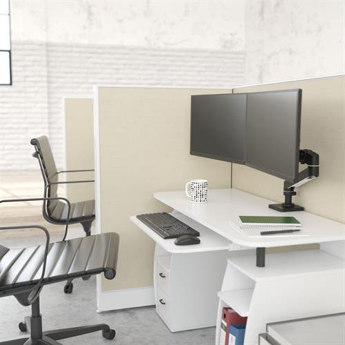 Krah monitori Ergotron LX Pro Series 45-684-292, 27", montim në tavolinë, i zi