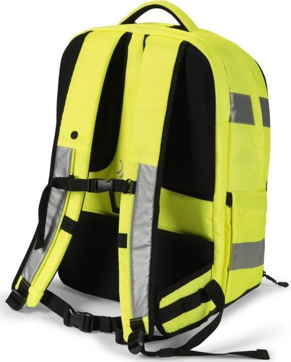Ранец Dicota Backpack Hi-Vis, 17.3", 32-38L, рефлектирачка жолта боја