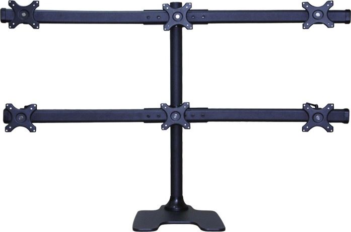 Neomounts Desk Stand për 6 monitorë 10" – 27" (FPMA-D700DD6)