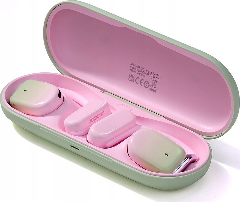 Kufje wireless Joyroom Openfree JR-OE2, TWS, open ear, rozë
