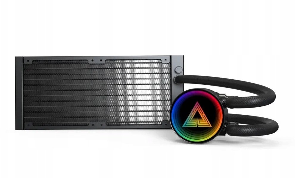 Ftohës CPU Montech LightFlow ARGB 240, radiator 240mm, ARGB, i zi