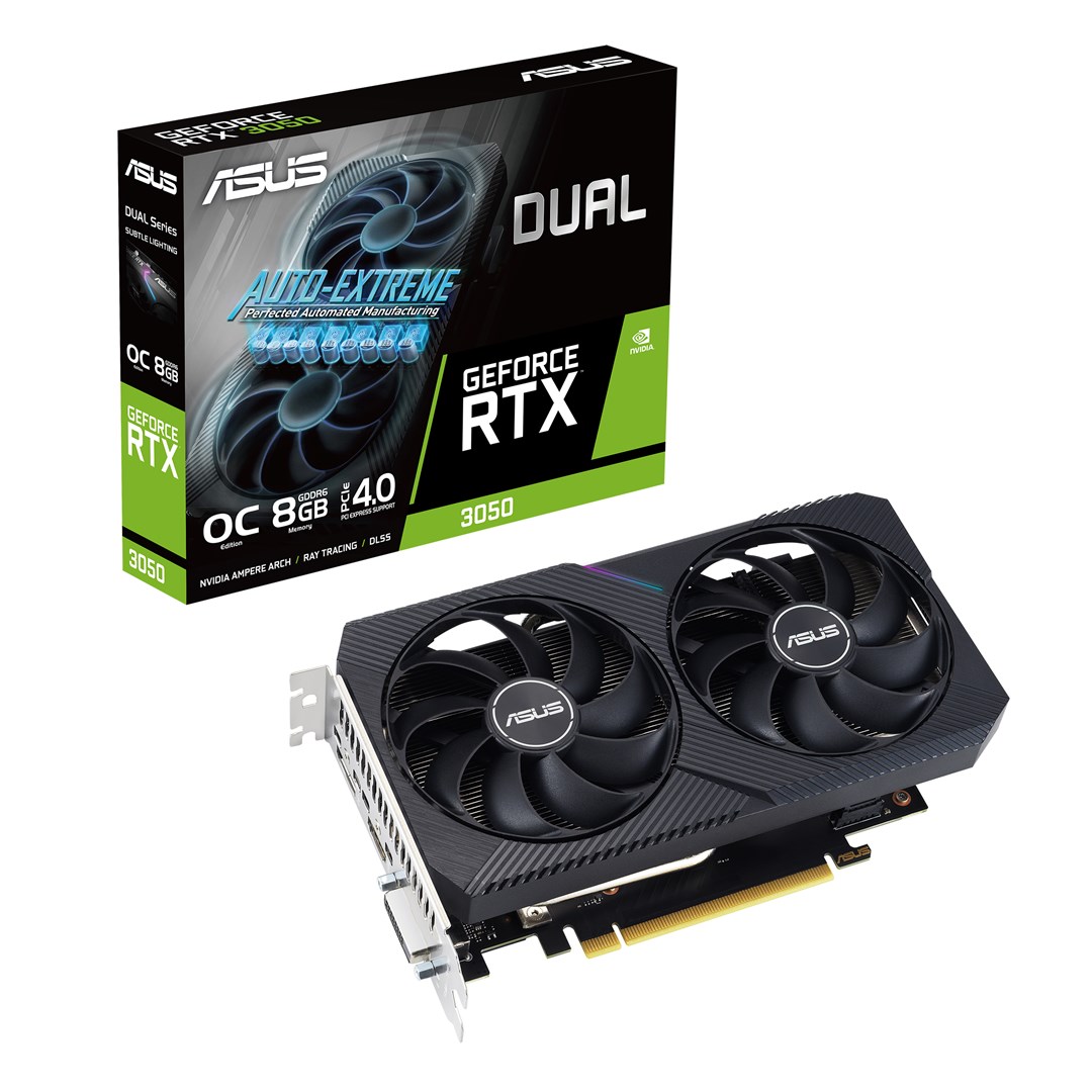 Kartë grafike ASUS Dual NVIDIA GeForce RTX 3050, 8 GB GDDR6