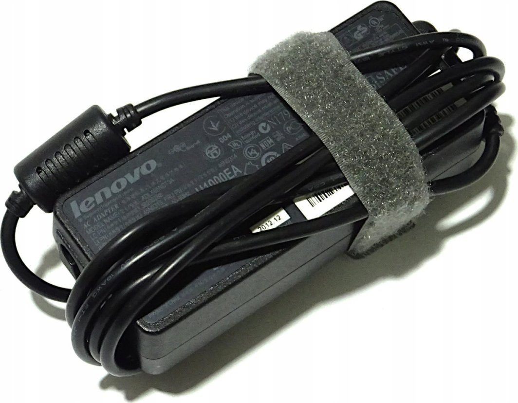 Adapter karikues Lenovo AC 65W, lidhje rrethore, i zi