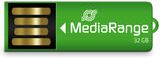 USB flash MediaRange MR977, 32GB, USB 2.0, i gjelbër
