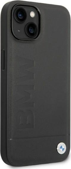 Mbrojtëse telefoni BMW Signature Logo Imprint, për iPhone 14 6.1", hardcase, MagSafe, e zezë