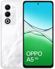 Telefoni i rinovuar OPPO A5 5G, 128GB, 4GB RAM, i bardhë