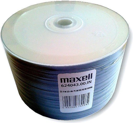 Bosht CD-R të printueshme Maxell 700 Mb 52x 50 pjesë