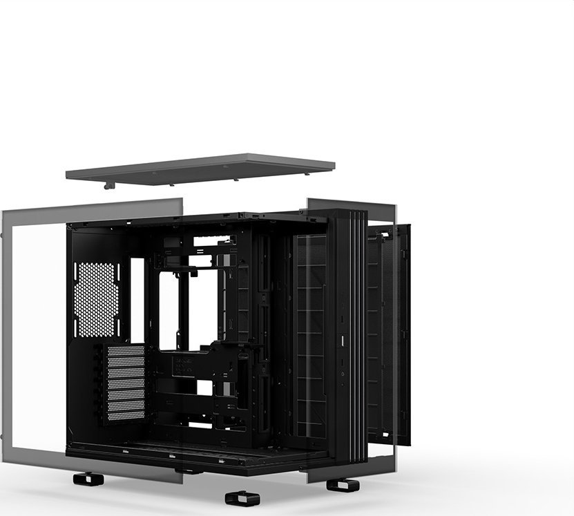 Kutia PC Be Quiet Light Base 600 DX, midi tower, ATX, xham i temperuar, e zezë