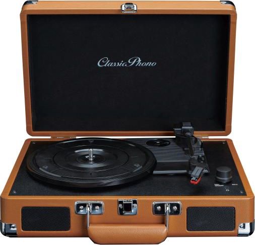 Gramafon Lenco Classic Phono TT-10, stereo, gjysmë automatik, ngjyrë druri