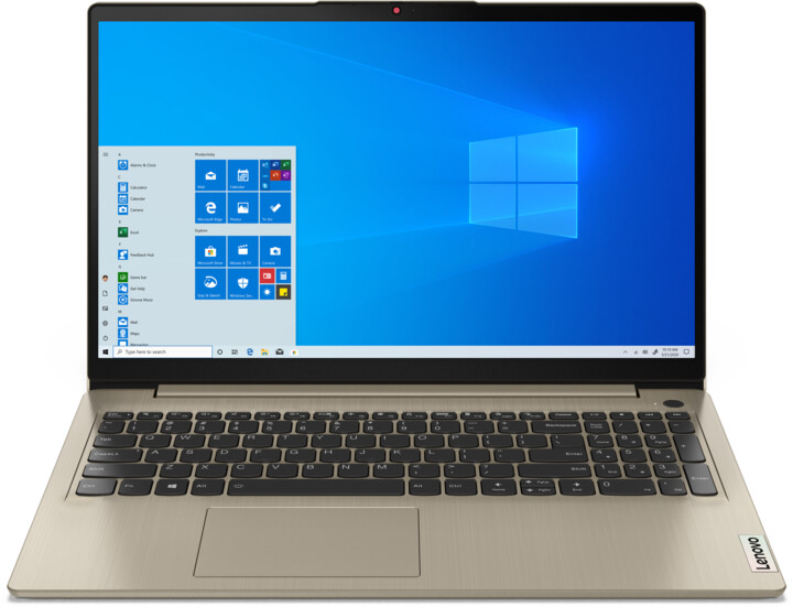 Лаптоп Lenovo IdeaPad 3 15ALC6, AMD Ryzen 5 5500U,8 GB RAM DDR4, 512 GBSSD, AMD Radeon Graphics,беж боја