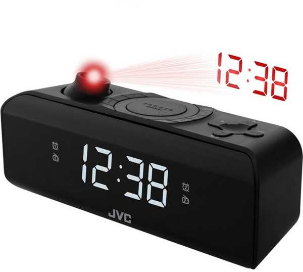 Radio JVC RA-E211B, e zezë