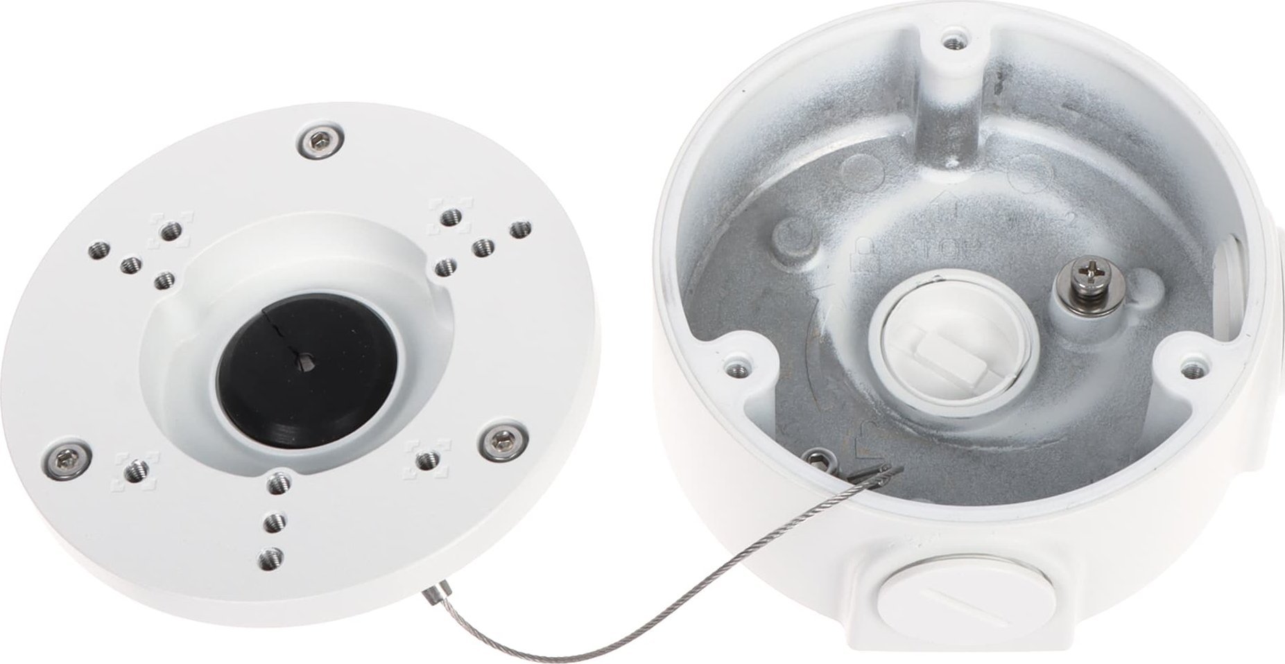 Kuti montuese Dahua PFA3300R, alumini, IP66, e bardhë