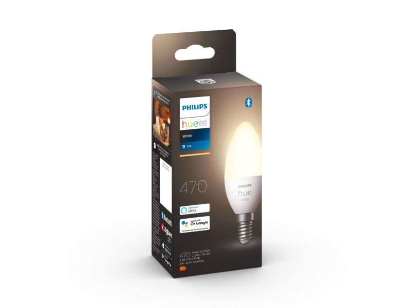 Llambë inteligjente Philips Hue E14 B39, 5.5W, dritë e bardhë e ngrohtë