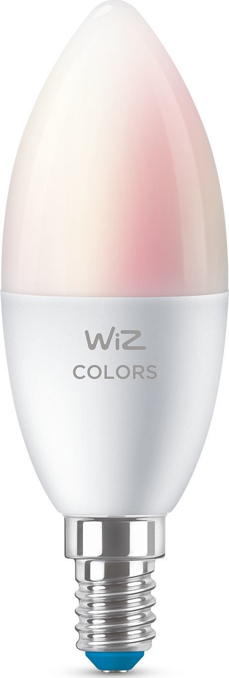 Llambë e mençur WiZ Candle C37, E14, 4.9W RGB, e bardhë