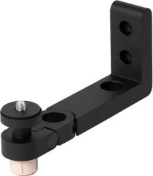 Mbajtëse muri Huddly Crew Wall Mount, alumin, e zezë