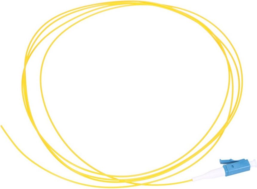 Kabllo fibër optike ExtraLink Pigtail LC, 1.5 m, 900 um, e verdhë