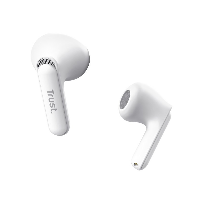 Kufje Trust Yavi, TWS, Bluetooth, in-ear, të bardha