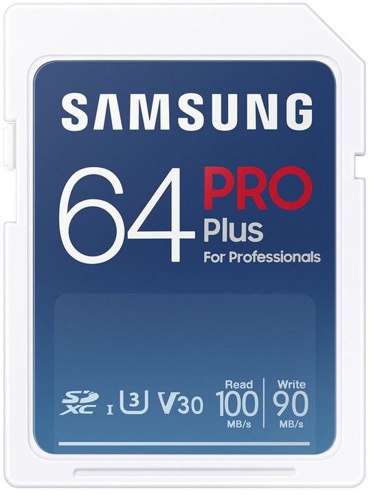 Samsung SDXC 64GB PRO Plus UHS-I U3 (Class 10)