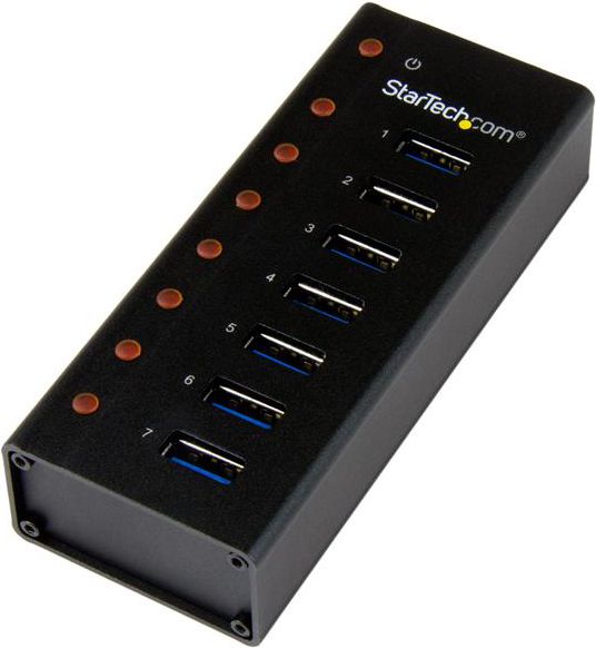 USB Hub StarTech (ST7300U3M), 7x USB-A 3.0, e zezë
