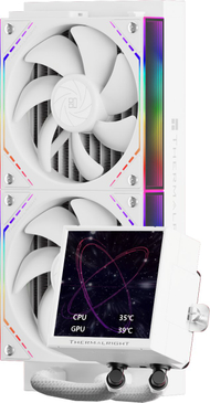 Водено ладење Thermalright Peerless Vision 240 ARGB, 240 mm, за процесор, бело