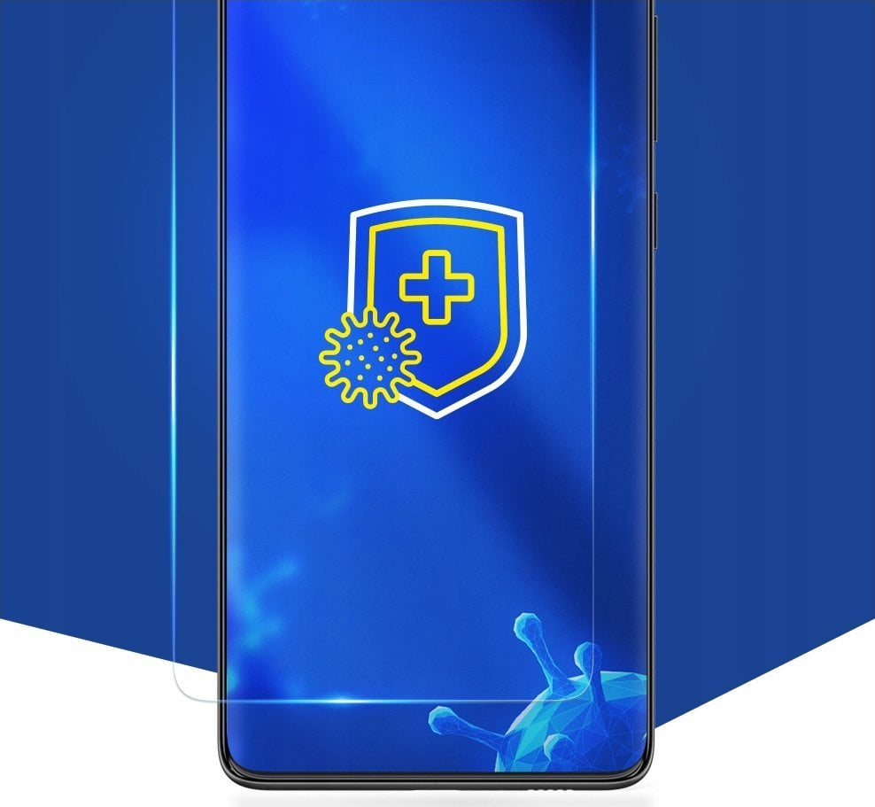Folje mbrojtëse 3MK SilverProtect+ për T Phone 5G 2023, antimikrobiale, montim i lagësht, transparente
