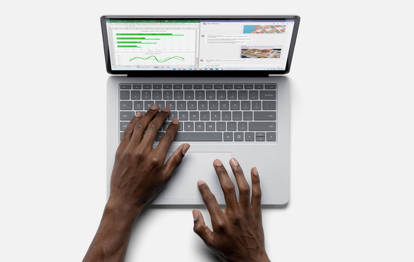 Лаптоп Microsoft Surface Laptop, 14.4", Intel i5-11300H, 16 GB RAM, 256 GB SSD, platinum