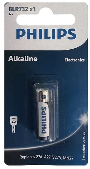 Bateri alkaline Philips One-Off A27, 12V, paketim 1 copë